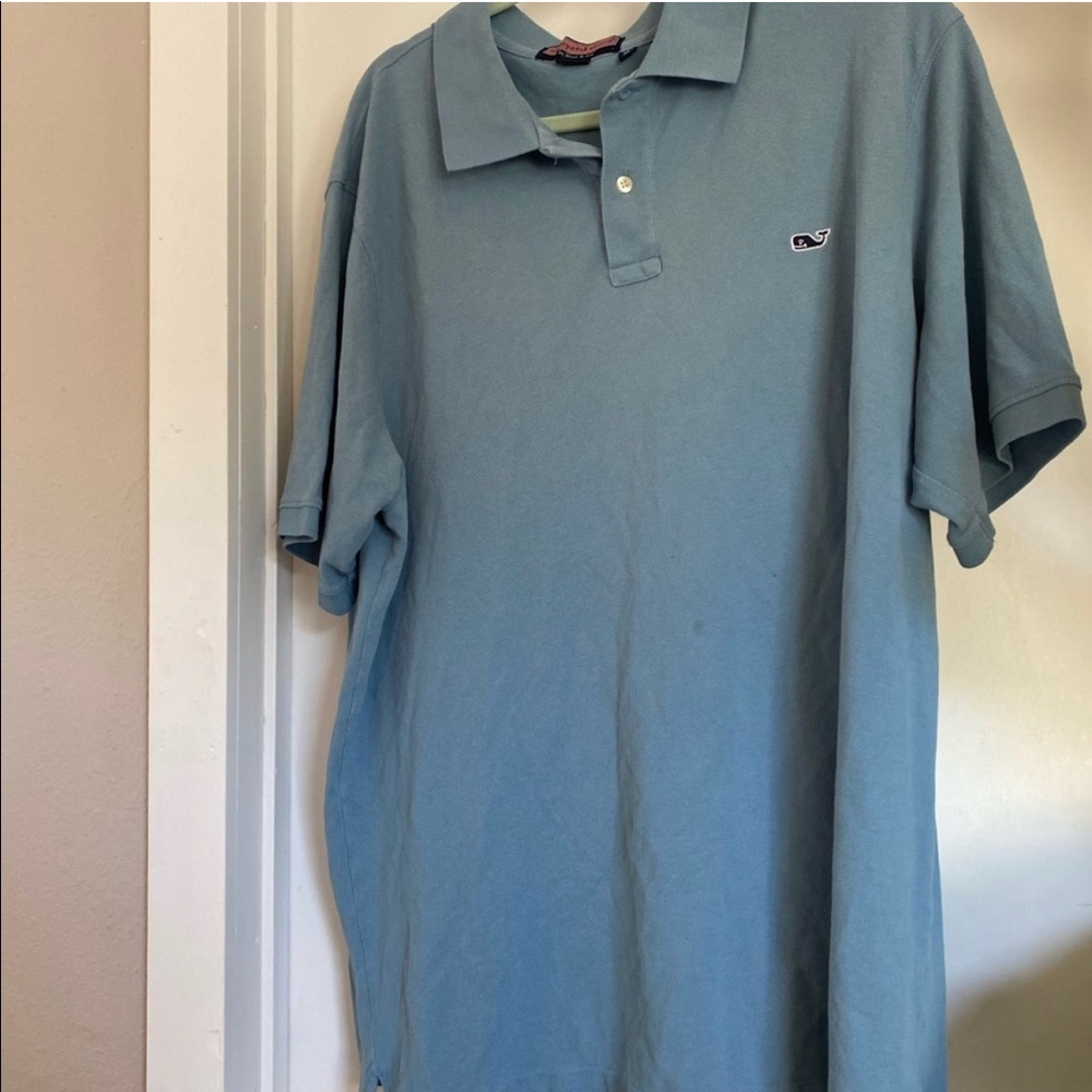 Vineyard Vines Size XL light blue polo